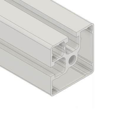 MODULAR SOLUTIONS EXTRUDED PROFILE<br>45MM X 45MM 2G SMOOTH SIDES ADJACENT, CUT TO THE LENGTH OF 1000 MM